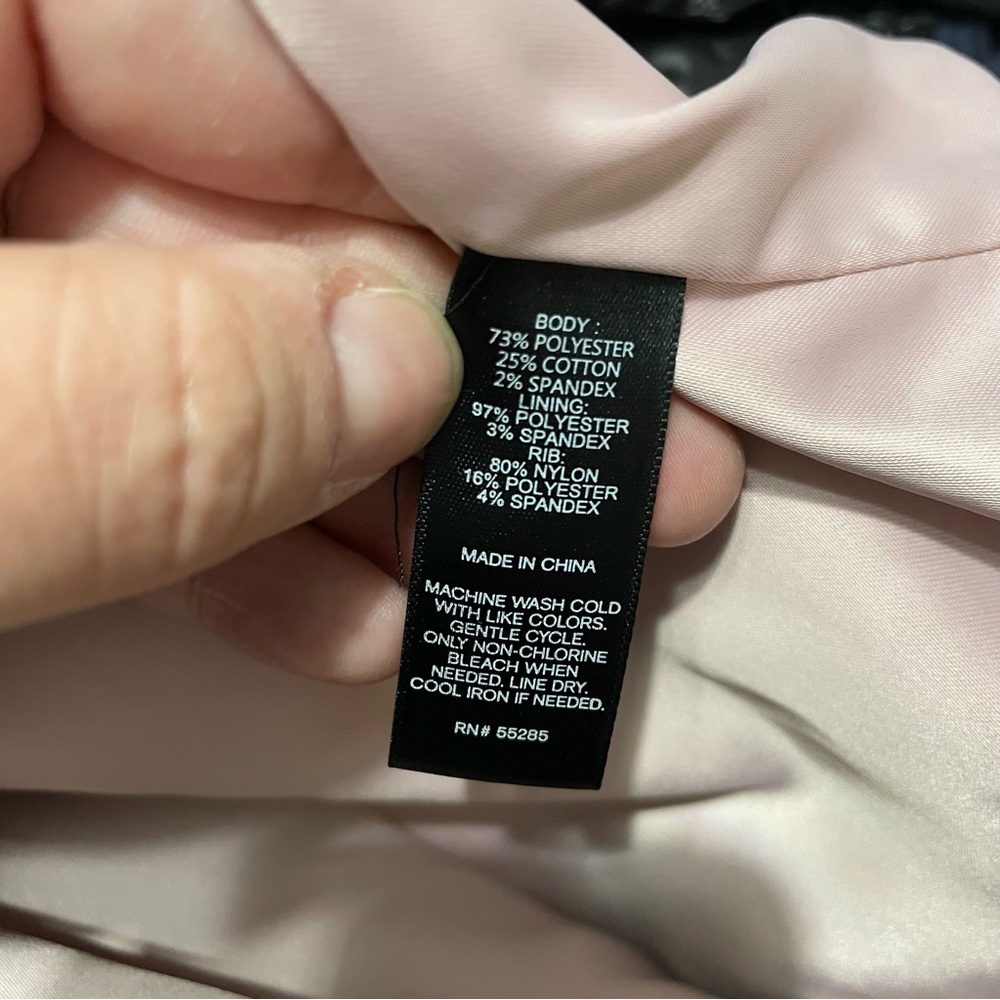 Express Pink Satin Bomber Jacket Size XL - Picture 7 of 8